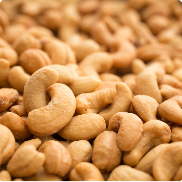 Zoute geroosterde cashewnoten